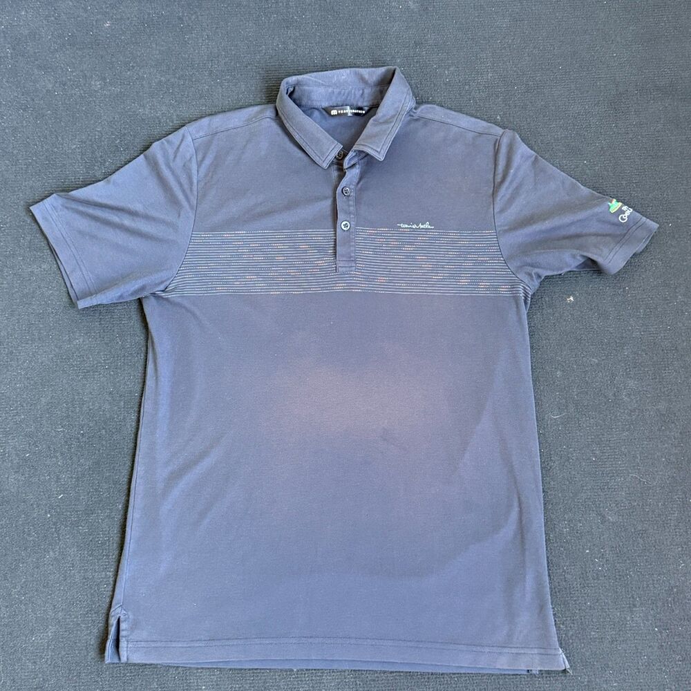 TravisMathew Men’s Large Gray Coeur d’Alene Golf Club Polo Shirt